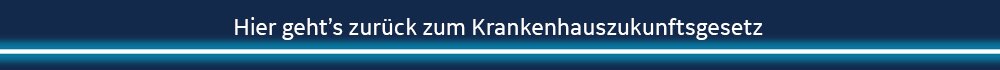 Krankennhauszukunftsgesetz Webseiten-Banner